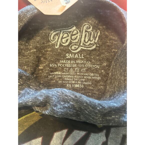 NWT Tee Lov Men's Gray Quaker State Short Sleeve T Shirt size Small - Picture 4 of 5